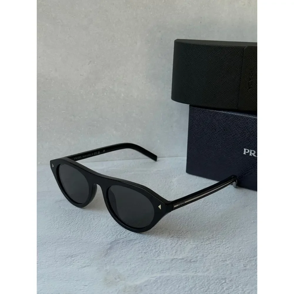 NEW Prada PR B15S Unisex Aviator Sunglasses Black $578
